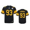 youth steelers mark robinson alternate game black jersey