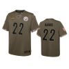 youth steelers najee harris olive limited 2022 salute to service jersey