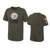 youth steelers olive velocity 2022 salute to service jersey