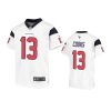 youth texans brandin cooks game white jersey
