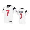 youth texans c.j. stroud game white jersey