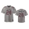 youth texans derek stingley jr. atmosphere fashion game gray jersey