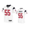 youth texans jerry hughes game white jersey