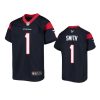 youth texans tremon smith game navy jersey