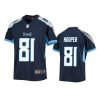youth titans austin hooper game navy jersey