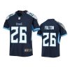 youth titans kristian fulton game navy jersey