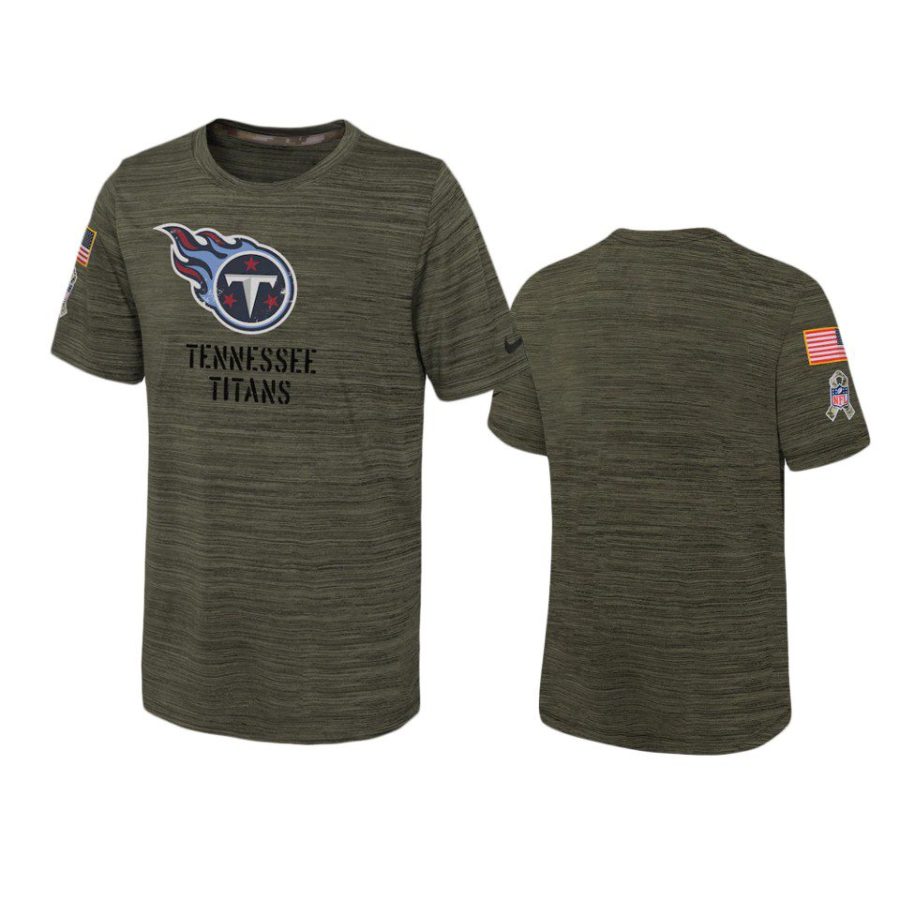 youth titans olive velocity 2022 salute to service jersey