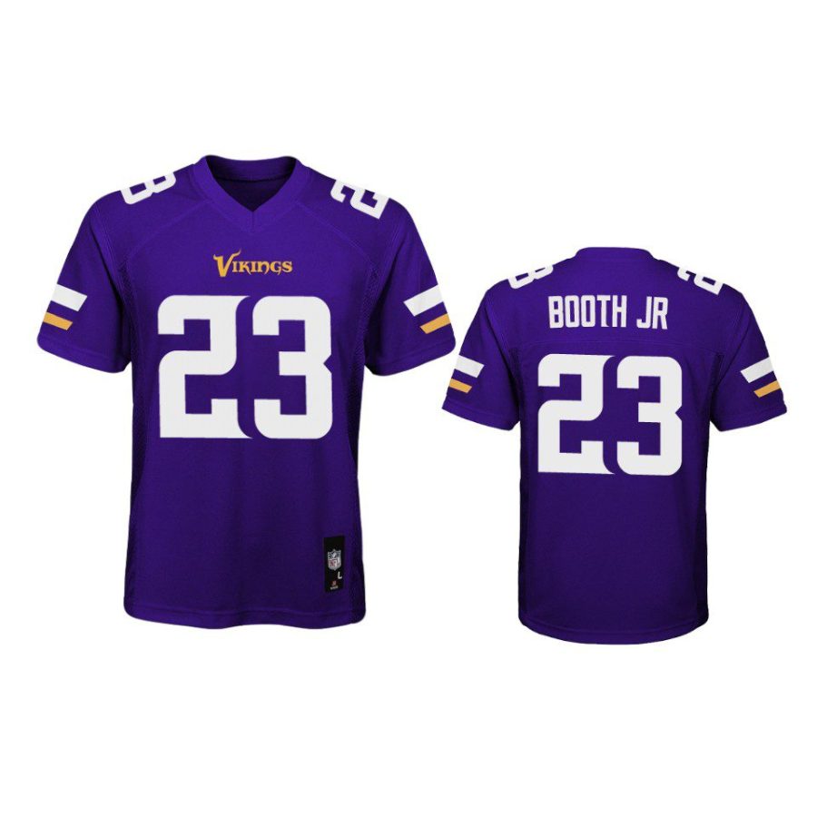 youth vikings andrew booth jr. game purple jersey