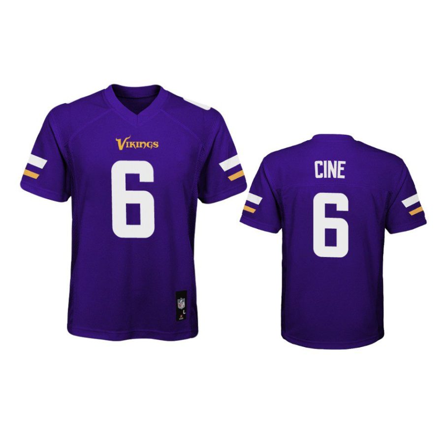 youth vikings lewis cine game purple jersey