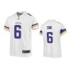 youth vikings lewis cine game white jersey