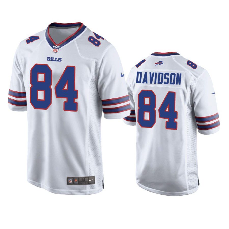 zach davidson bills game white jersey