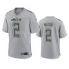 zach wilson jets gray atmosphere fashion game jersey