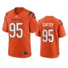 zachary carter bengals game orange jersey