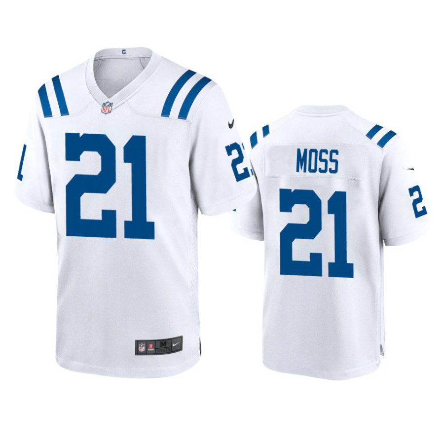 zack moss colts white game jersey