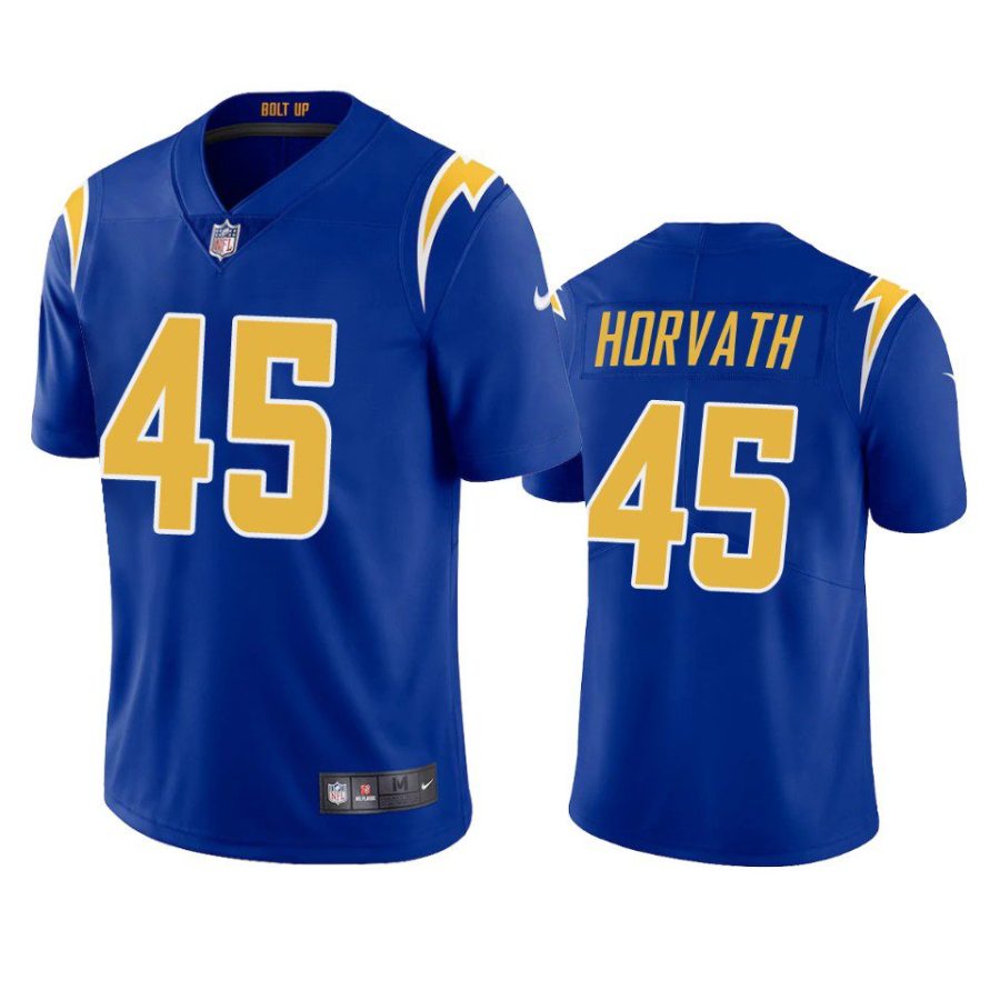 zander horvath chargers royal vapor jersey