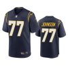 zion johnson chargers alternate game navy jersey