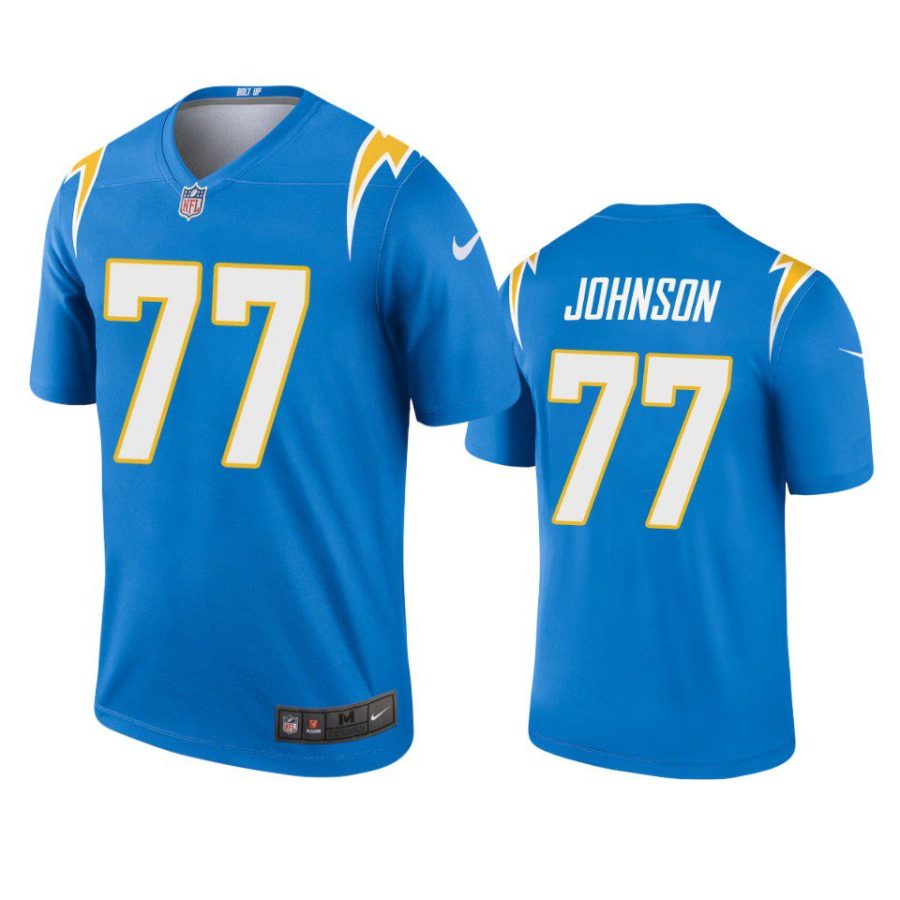 zion johnson chargers legend powder blue jersey