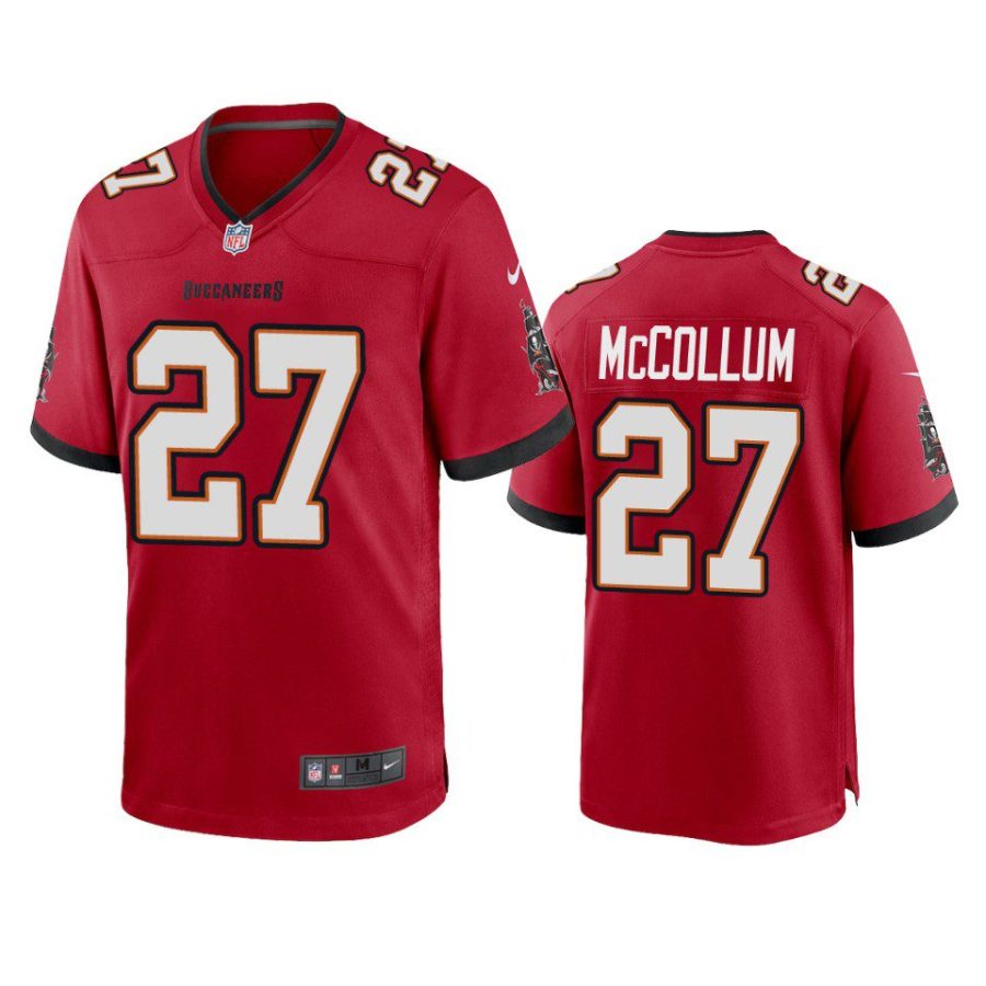 zyon mccollum buccaneers red game jersey