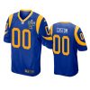 00 custom royal super bowl liii champions jersey