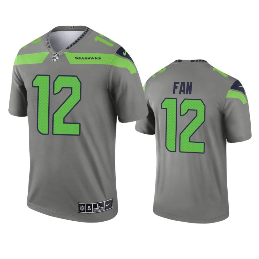 12th fan seahawks 2021 inverted legend steel jersey