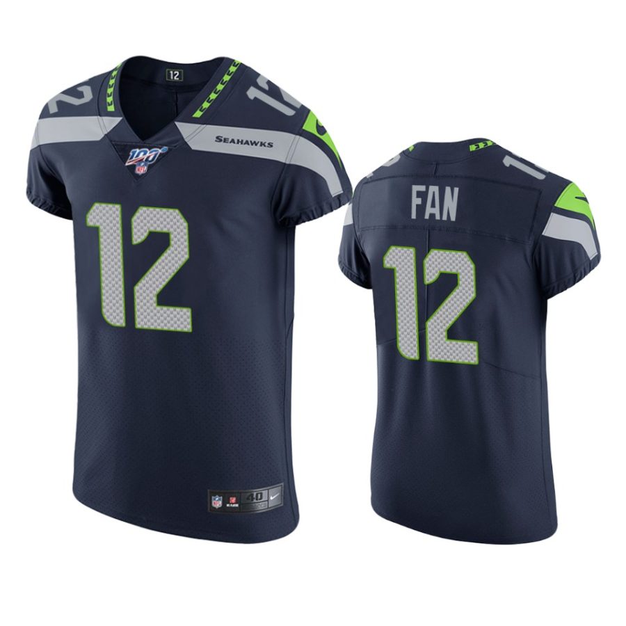 12th fan seahawks navy nfl 100 vapor elite jersey