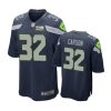 32 navy chris carson jersey