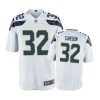 32 white chris carson jersey