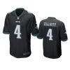 4 jake elliott black game jersey