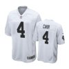 4 white derek carr jersey