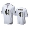 41 alvin kamara white champions event jersey