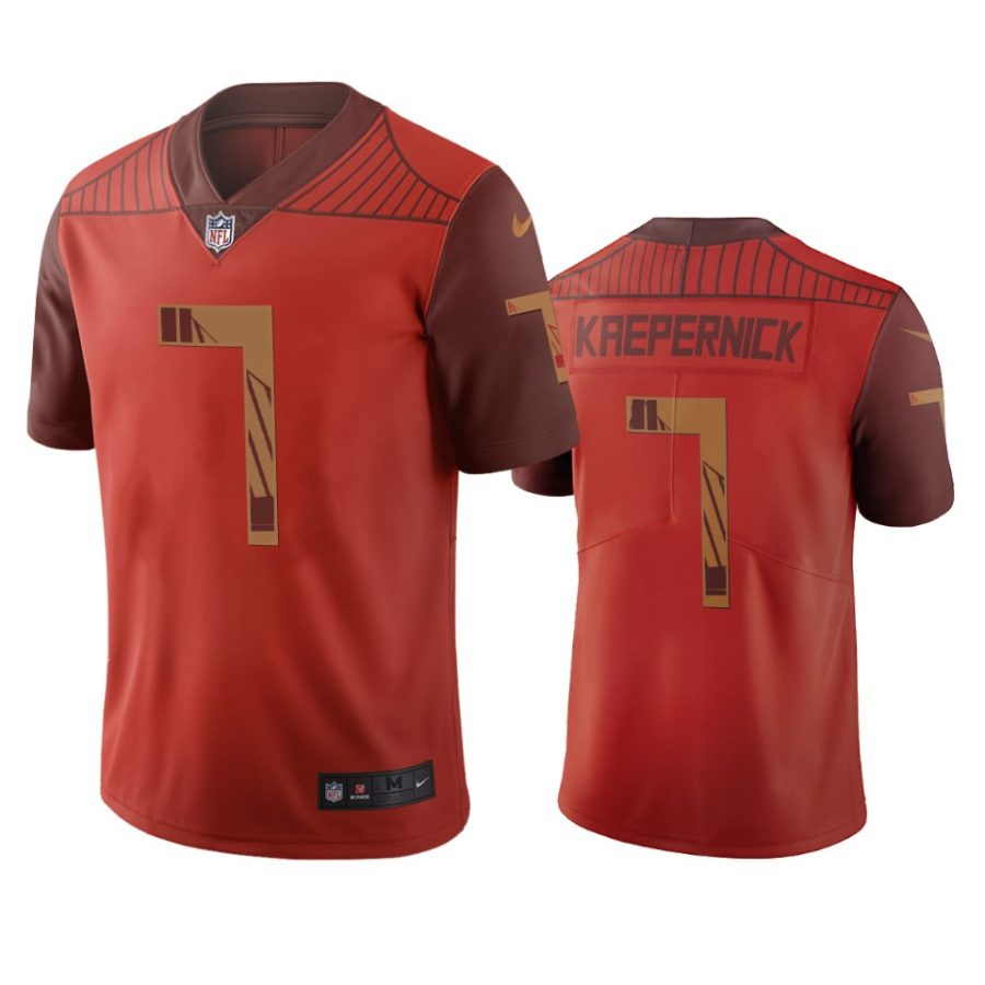 49ers colin kaepernick orange city edition jersey