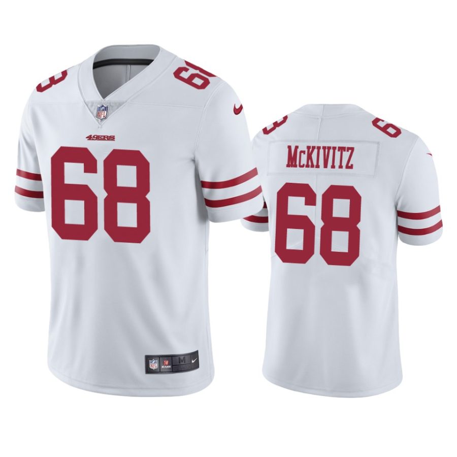 49ers colton mckivitz white vapor untouchable limited jersey