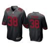 49ers deommodore lenoir black game jersey