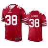 49ers deommodore lenoir scarlet legend jersey