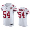 49ers fred warner white 75th anniversary vapor elite jersey