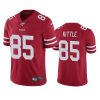 49ers george kittle scarlet limited 100th season jersey