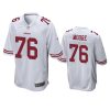 49ers jaylon moore white game jersey