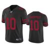 49ers jimmy garoppolo black limited 100th season jersey