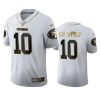 49ers jimmy garoppolo white golden edition 100th season jersey