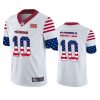 49ers jimmy garoppolo white independence day vapor jersey