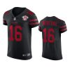 49ers joe montana black 75th anniversary jersey