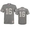 49ers joe montana charcoal metal replica jersey