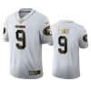 49ers robbie gould white golden edition 100th season jersey