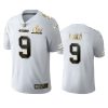 49ers robbie gould white golden edition super bowl liv jersey