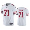 49ers trent williams white vapor untouchable limited jersey