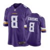 8 purple kirk cousins jersey