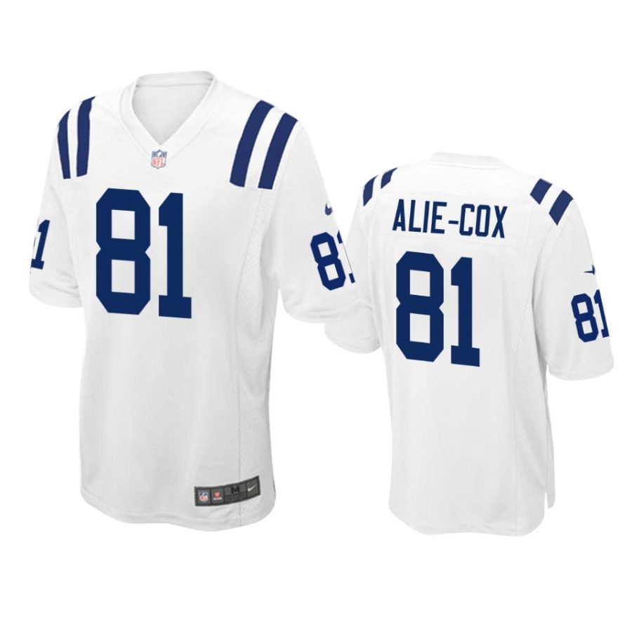 81 mo alie cox white game jersey