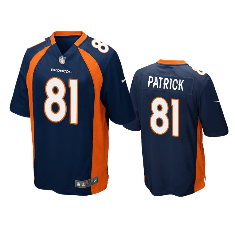 81 tim patrick navy game jersey