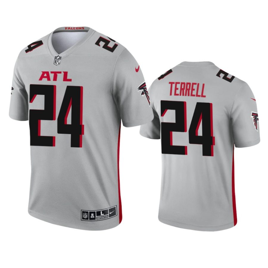 a.j. terrell falcons 2021 inverted legend silver jersey