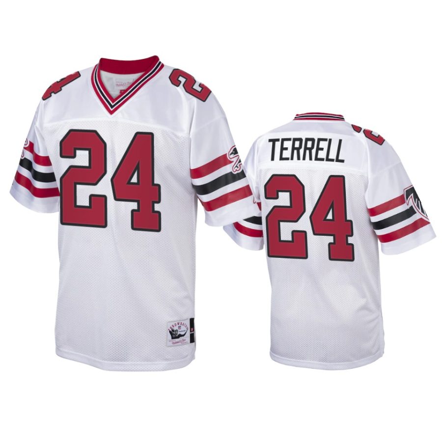 a.j. terrell falcons white authentic throwback jersey